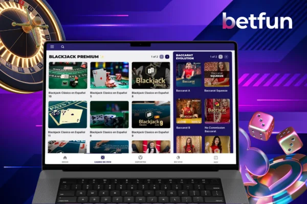 código de bono betfun